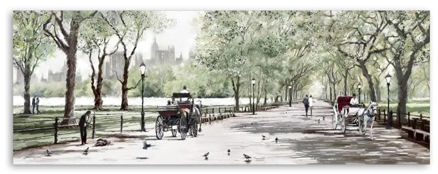 Платно акварел II, 60 x 150 cm Central Park - Styler