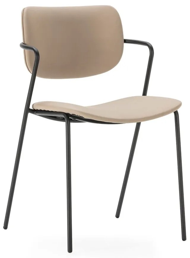 Бежови трапезни столове в комплект от 2 бр. Maika – Marckeric