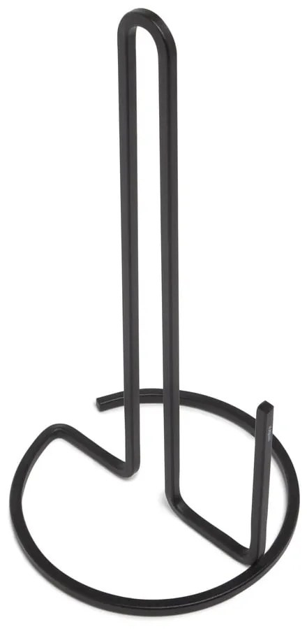 Черна стоманена стойка за кухненски кърпи ø 17 cm Squire – Umbra