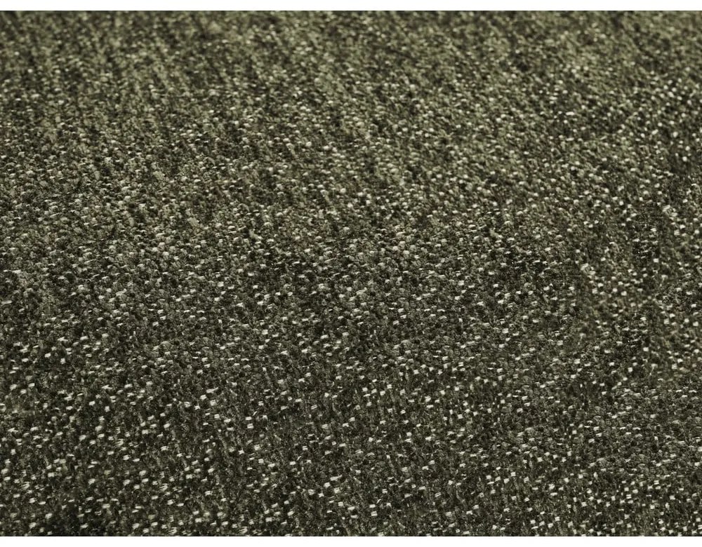 Зелен шенилов сгъваем/с място за съхранение ъглов диван (ляв ъгъл/U форма) Everest – Bobochic Paris