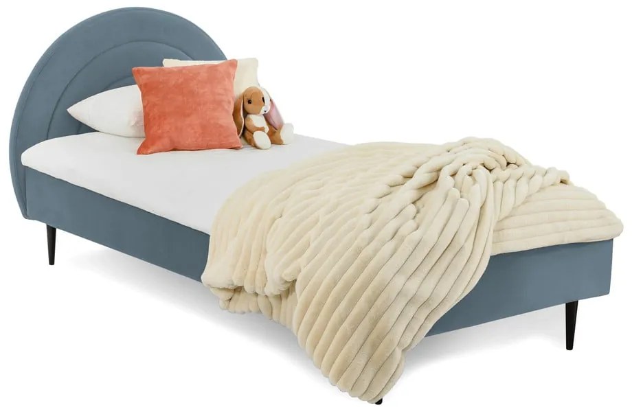 Синьо детско легло 90x200 cm Rainbow – Scandic