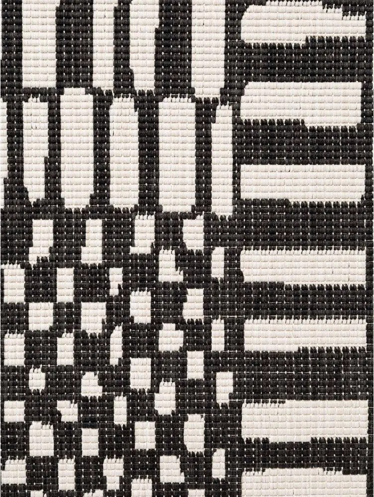 Черен/кремав килим за открито и закрито 120x170 cm Haringey Barkham – Ted Baker