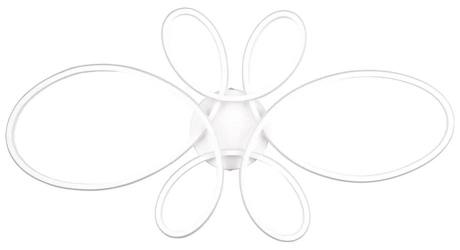 Бяла LED светлина за таван 45,5x83 см Fly - Trio