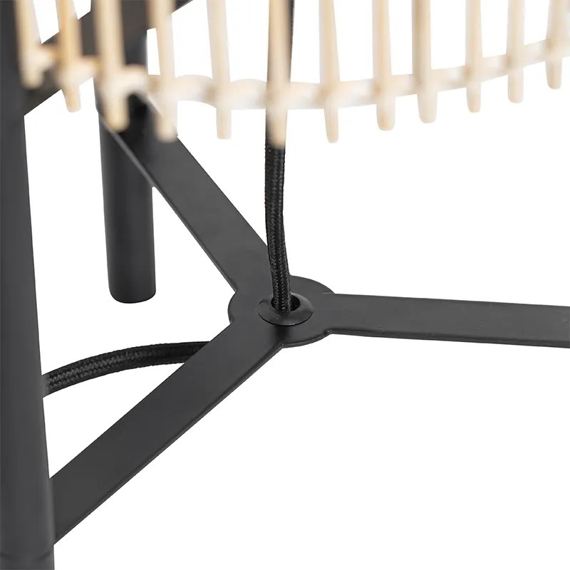 Скандинавска настолна лампа бамбук - Natasja