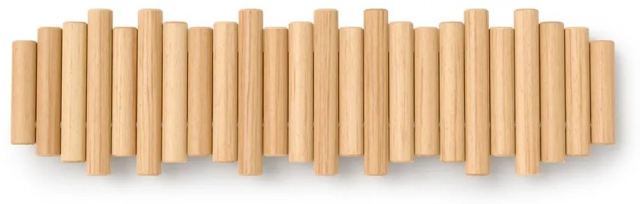 Стенна закачалка от масивен бор в естествен цвят 61 cm Picket – Umbra