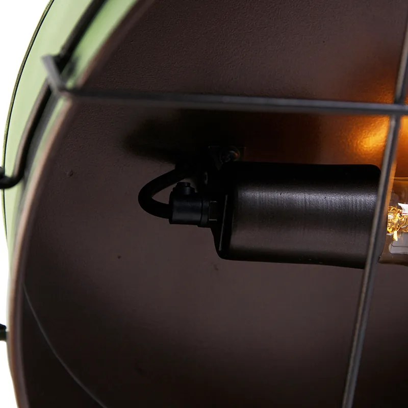 Индустриален плафон зелен 35 см - Barril