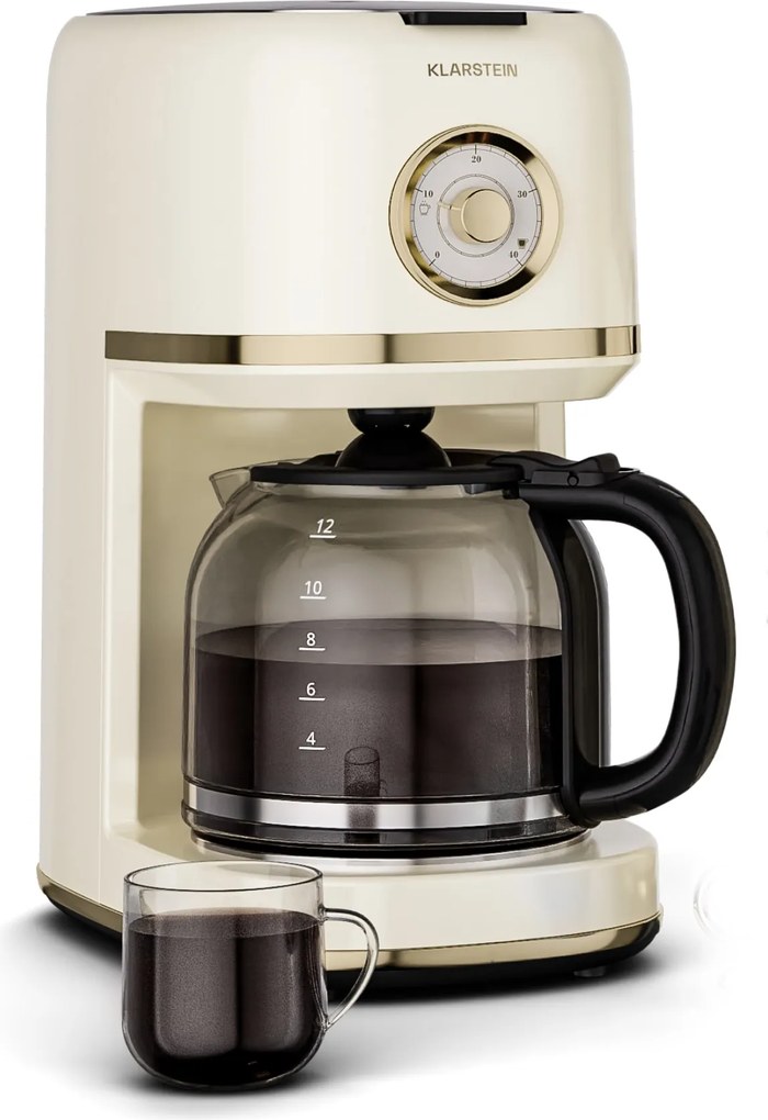 Klarstein Филтърна кафемашина Victoria | 1,5 литра | Функция за поддържане на топлина | 12 чаши
