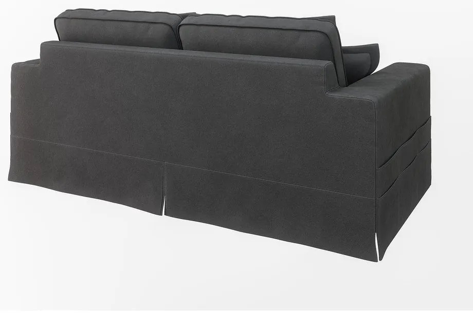 Антрацитен диван 196 cm Nora – Ropez