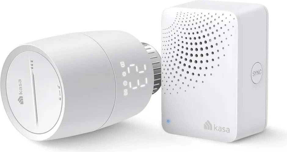 TP-Link - Основен комплект термостатни глави с LCD дисплей 2xAA Tuya