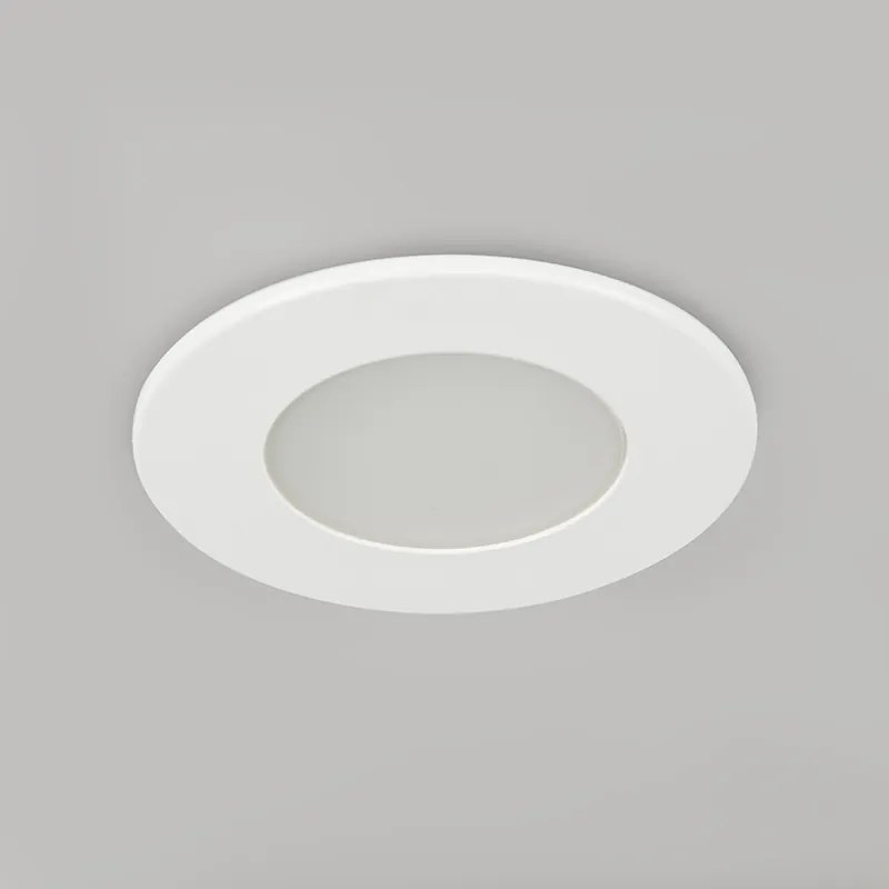 Комплект от 3 кръгли LED 5W бели водоустойчиви вградени спотове за баня - Blanca