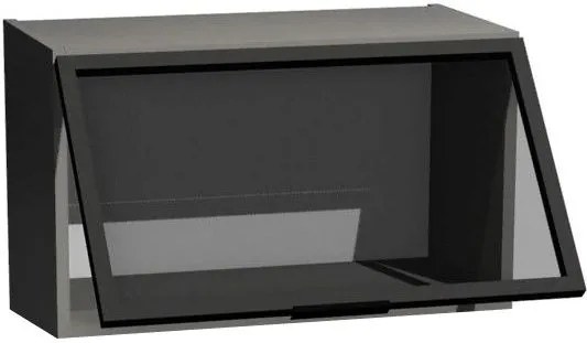 Висящ шкаф витрина Italia WWO6/47-Black