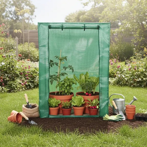 Мини градински политунел 100 x 50 x 150 см - политунел за разсад