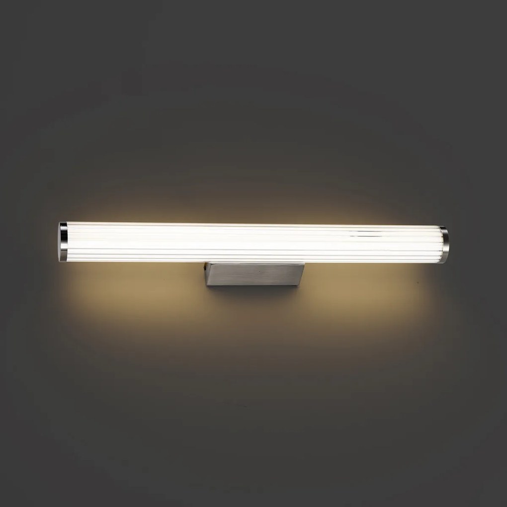 Ретро стенна лампа Gunmetal 60.4cm вкл. LED IP44 - Coco