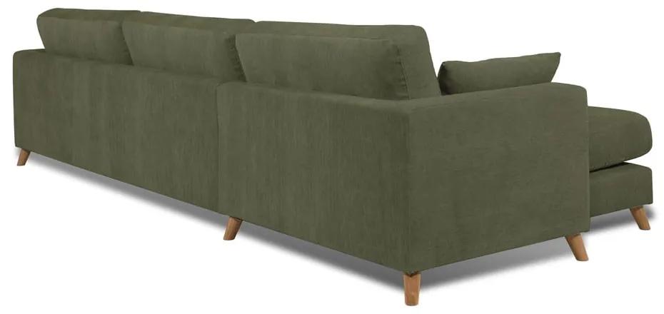 Зелен ъглов диван (ляв ъгъл) Faria - Scandic