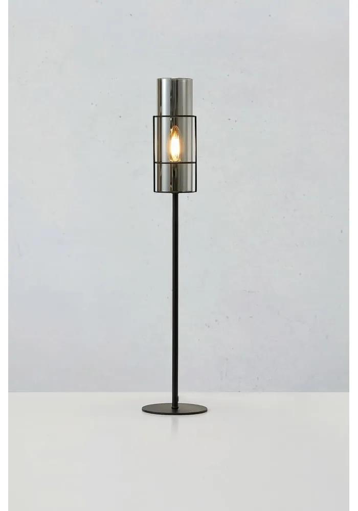 Черна настолна лампа (височина 65 cm) Torcia - Markslöjd