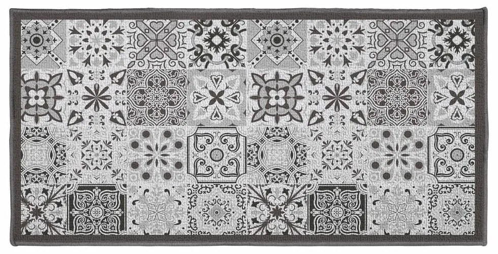 Сива пътека подходяща за пране 50x120 cm Persane – douceur d'intérieur