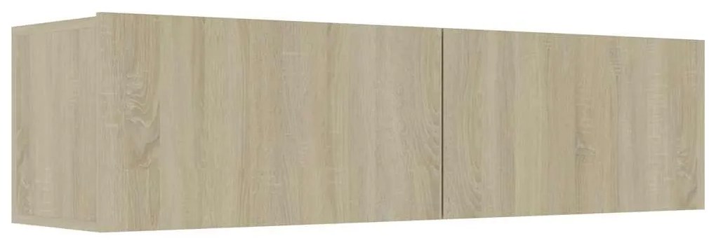801493 vidaXL ТВ шкаф, дъб сонома, 120x30x30 см, инженерно дърво
