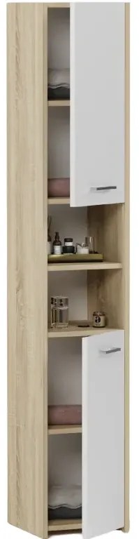 Тесен рафт за баня MODERN L-1 - различни цветови варианти Бял