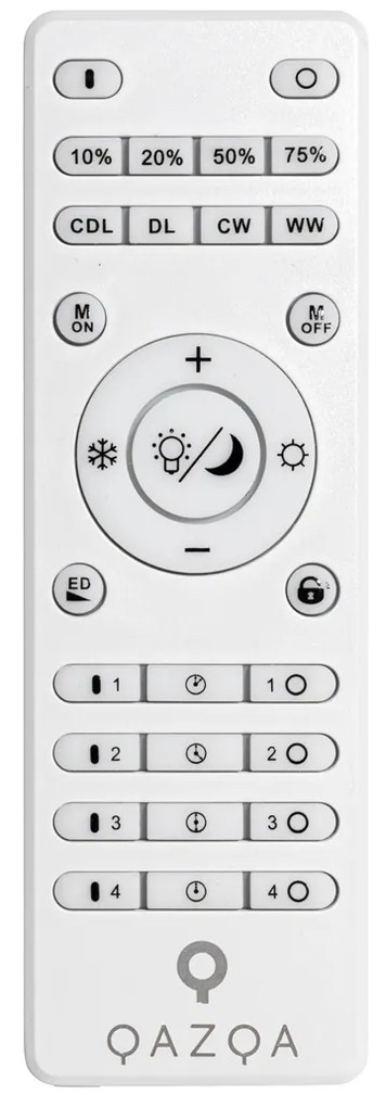 Модерна релсова система за осветление с 4 черни прожектора 1-фазов - Magnetic Eggy