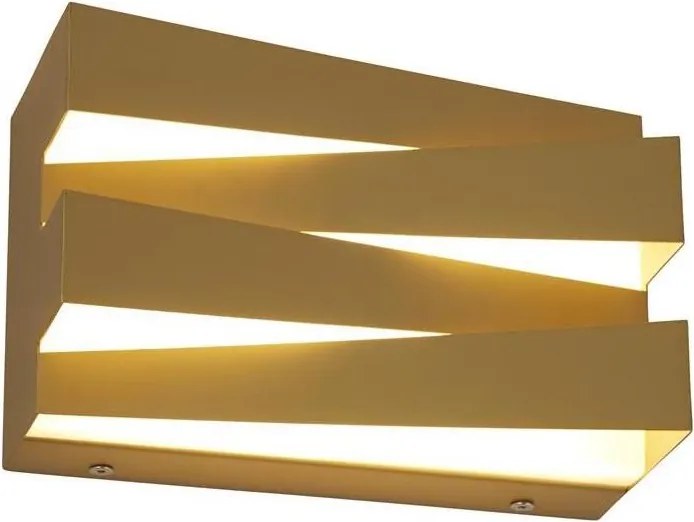 Searchlight 86410GO - LED стенно осветително тяло SECTION LED/18W/230V златисто