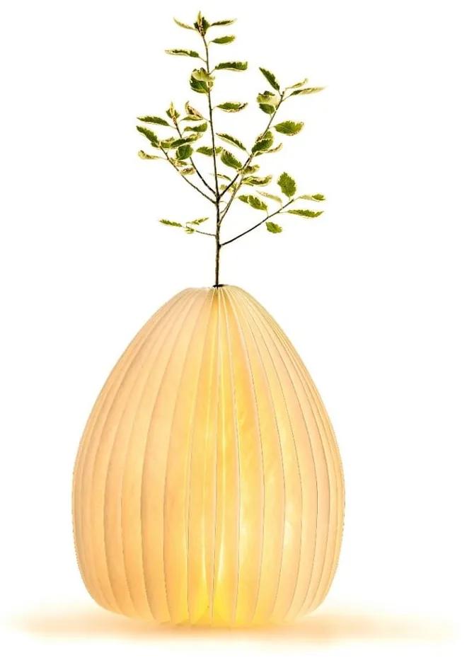 Настолна лампа и ваза в едно Орех - Gingko