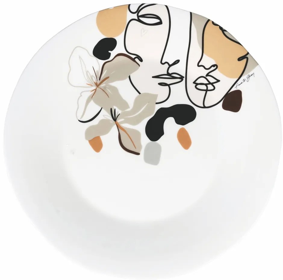 Керамична чиния за сервиране, ø 35 cm Face to Grey - VDE Tivoli 1996