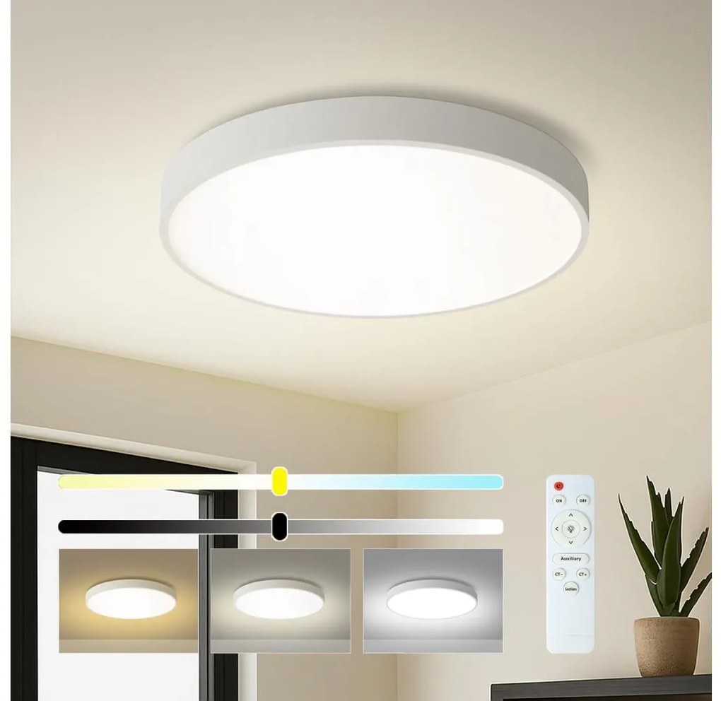 Brilagi - Димируемо LED осветително тяло POOL LED/60W/230V 3000-6000K Ø 60 cm бяло + ДУ