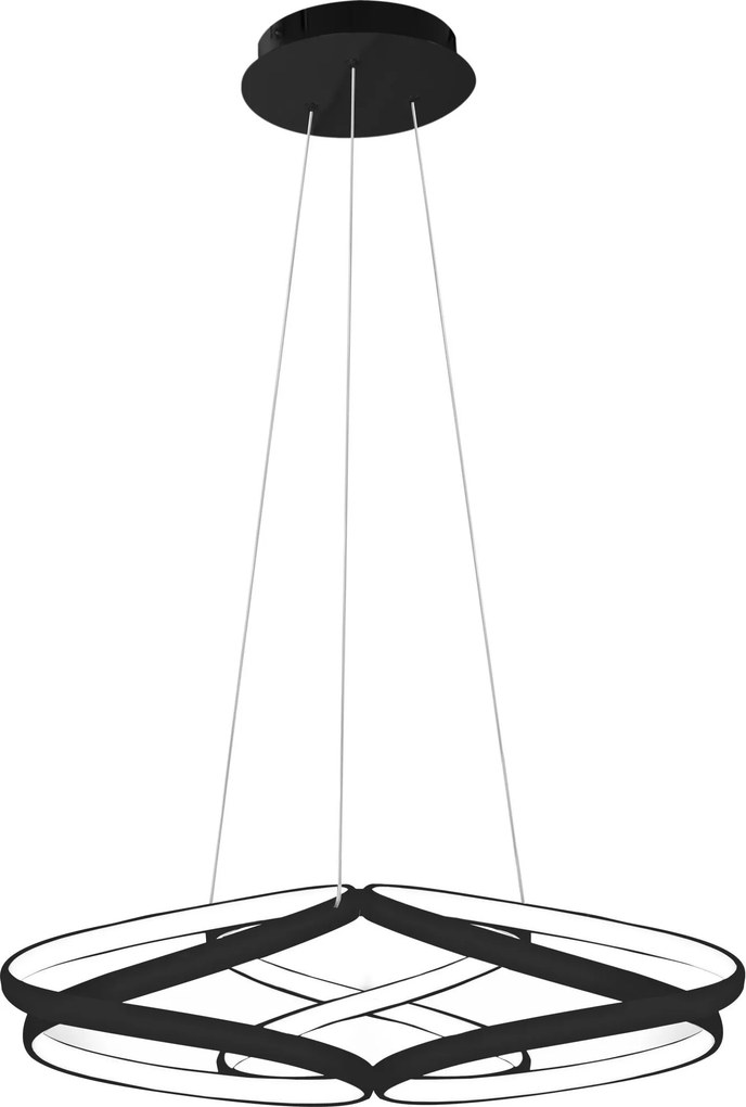Лампа LED APP793-CP BLACK FLAT