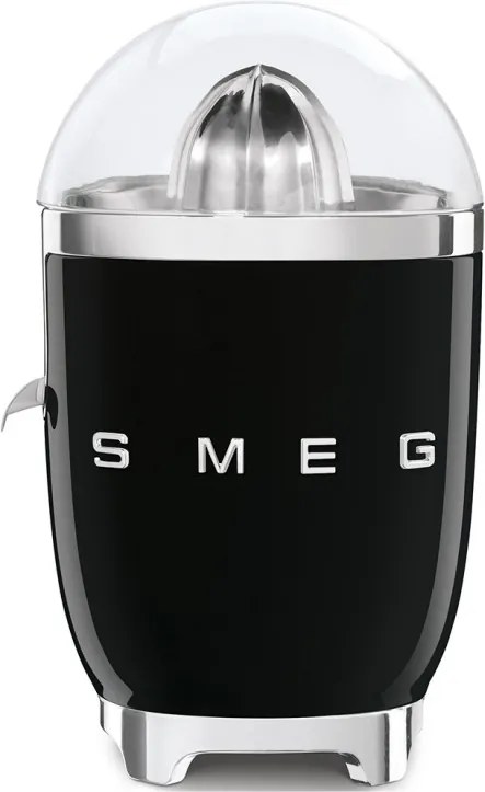 Електрическа цитрус преса Smeg CJF11BLEU, 70 W, Антикапкова система, Противоплъзгаща се основа, Черен