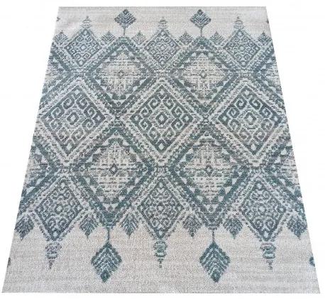 Скандинавски килим с ментовозелени шарки Широчина: 60 см | Дължина: 100 см