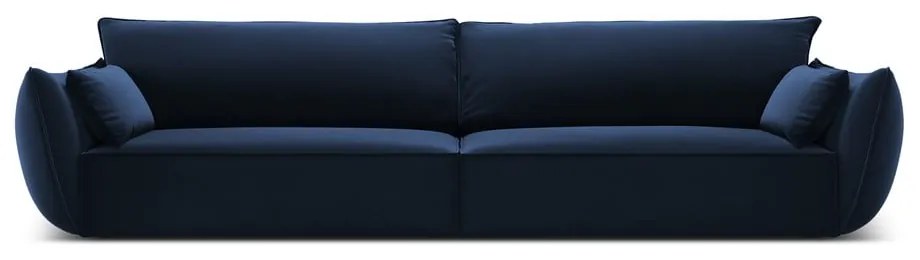Тъмносин кадифен диван 248 cm Vanda – Mazzini Sofas