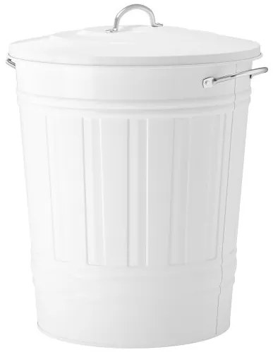 KNODD кофа с капак, 40л бяло 600.456.56