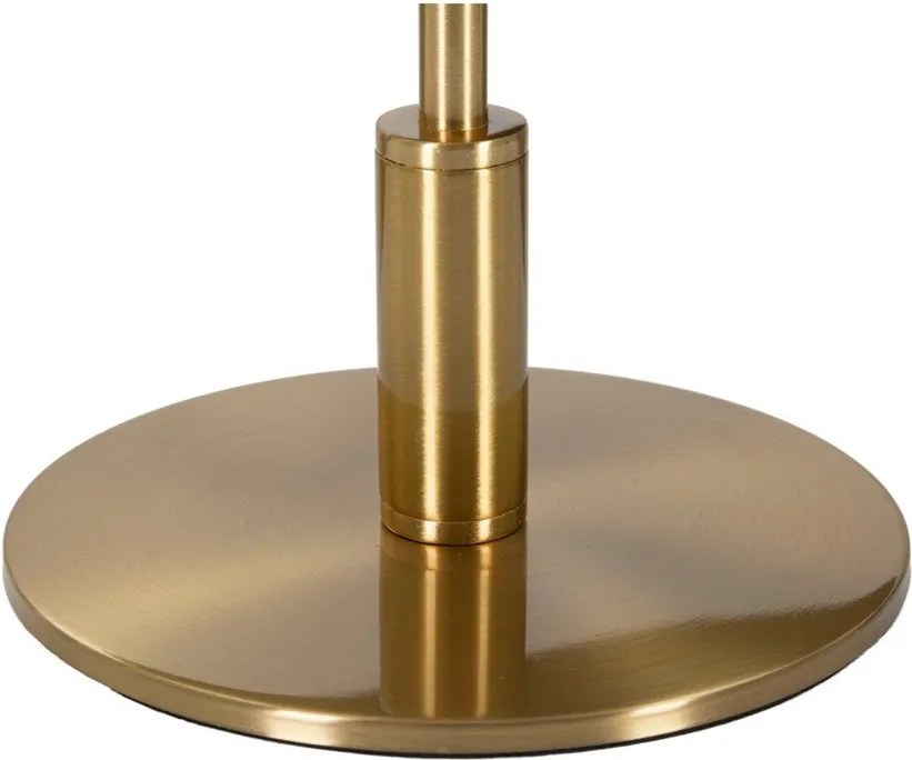 Бяла/златистa настолна лампа (височина 50 cm) Ball Feather – Mauro Ferretti