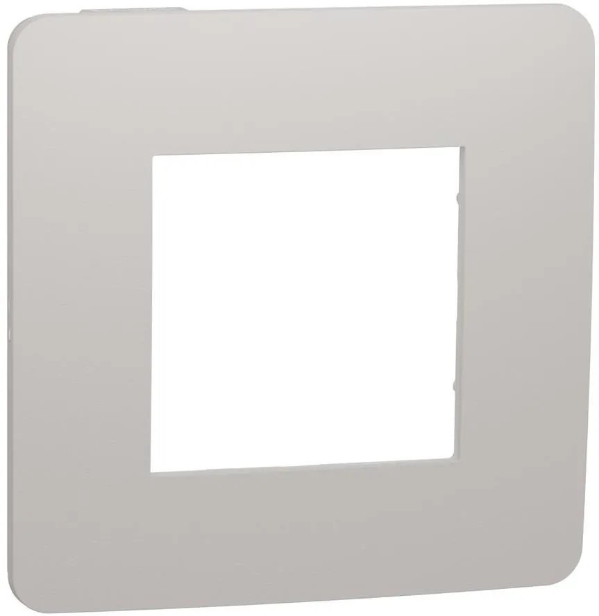 SE Лицева рамка 1х цвят Сив / Бял Unica Studio Color  /до изчерпване/ - NU280224