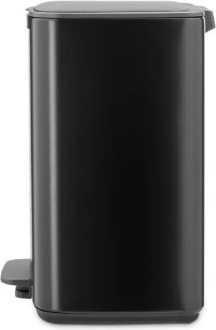 Кош за боклук Brabantia Bo Pedal 1010138, 12 л, Леко затваряне, Противоплъзгаща основа, Черен