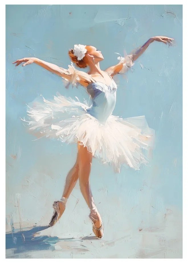 Картина с ръчно изрисувани елементи 70x100 cm Grace – Styler