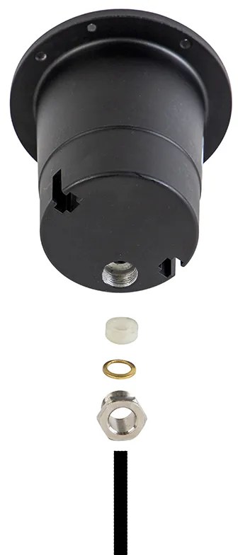 Външни наземни прожектори стомана 11см IP67 - Basic Round