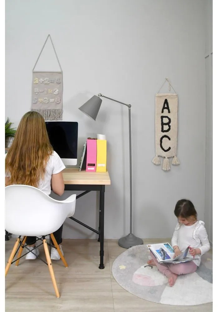 Памучен ръчно изработен детски килим подходящ за пране ø100 cm Believe in Yourself – Lorena Canals