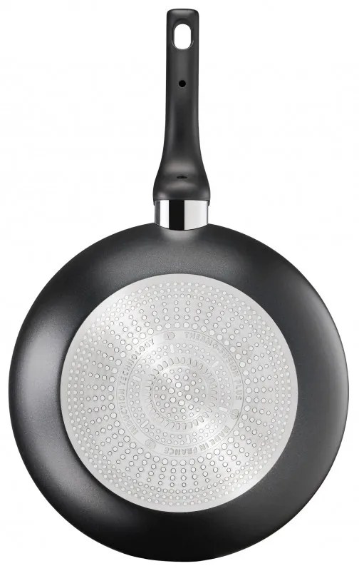Тиган Tefal G2551972 PW28 M PAVOT IND UNLIMITED NOIR, 28 см, Thermo-Signal, Titanium Anti-Scratch Покритие, Индукция, Черен