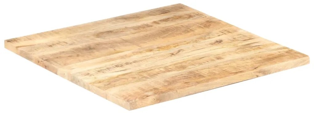 286030 vidaXL Плот за маса, мангово дърво масив, 25-27 мм, 80x80 cм