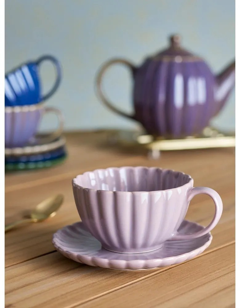 Светлорозова глинена чаша за капучино 220 ml Latina – Bloomingville