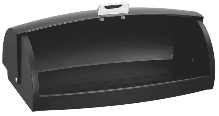 Кутия за хляб Klausberg KB 7931, 45 см, Ергономична дръжка, Метална, Черен