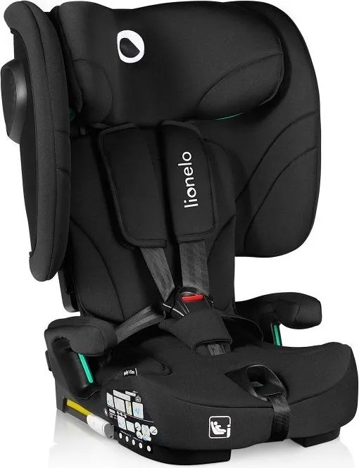 Lionelo - Сгъваемо автокресло NELLY i-Size 76-150 см Черен карбон