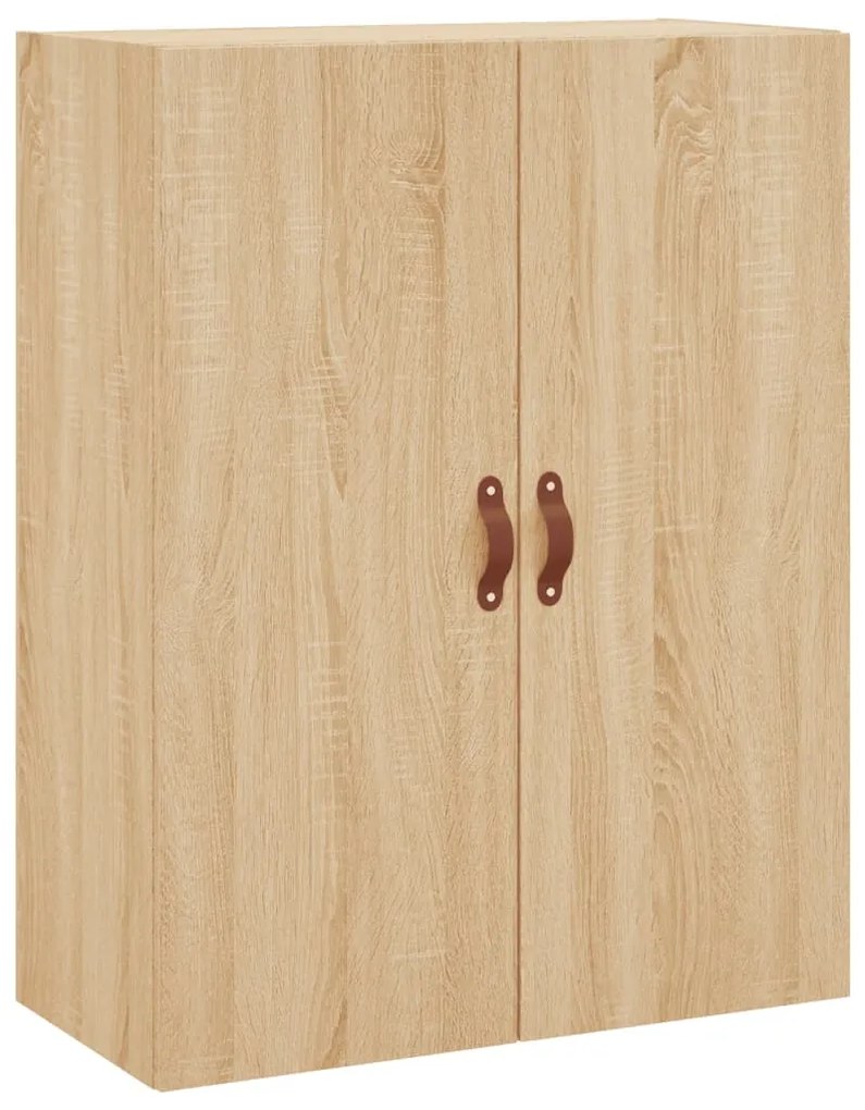 828399 vidaXL Стенен шкаф дъб сонома 69,5x34x90 см
