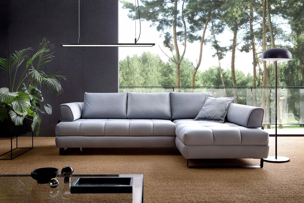 Ъглов диван Hanna-Left-Gray Light