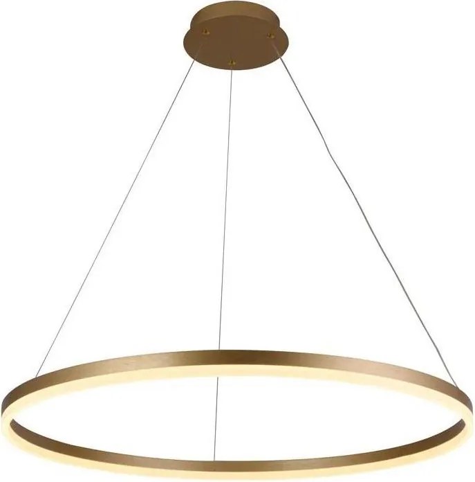 Brilagi - Димируем LED полилей на кабел CIRCLE LED/55W/230V 3000-6500K златист + дистанционно управление