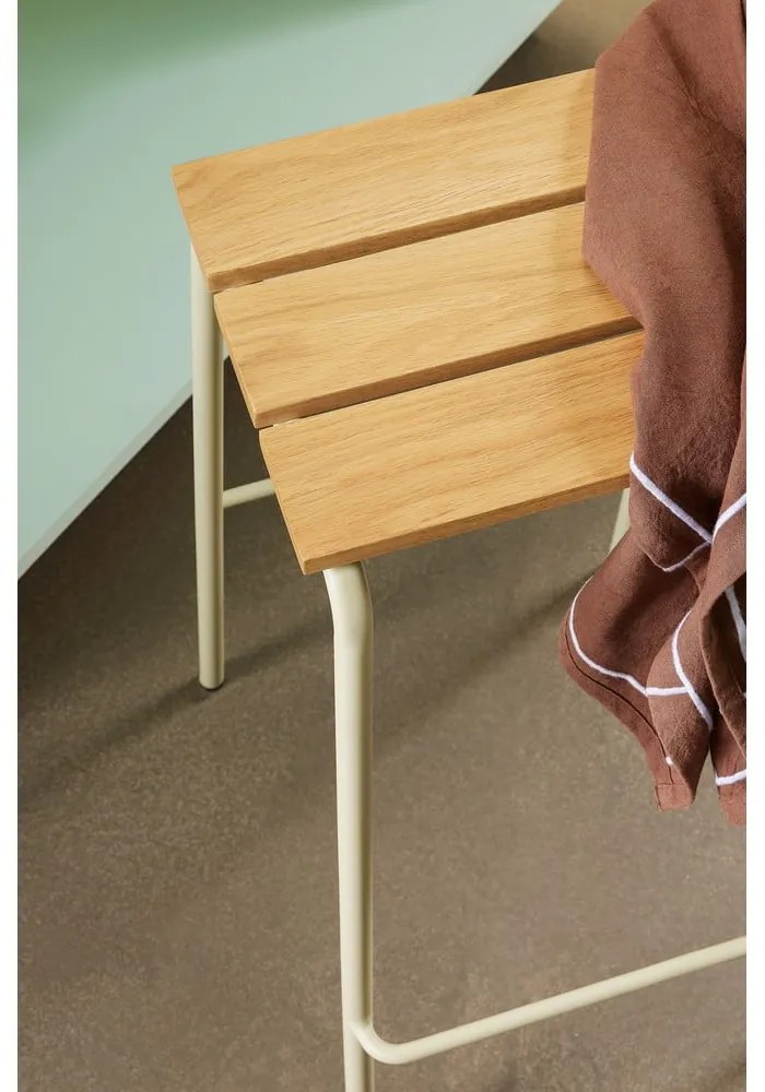 Бежови/в естествен цвят бар столове в комплект 2 бр. (височина на седалката 76 cm) Stilt – Hübsch