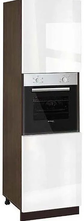 Колонен шкаф за фурна МДФ Глосмакс 602Ф (60см) Венге