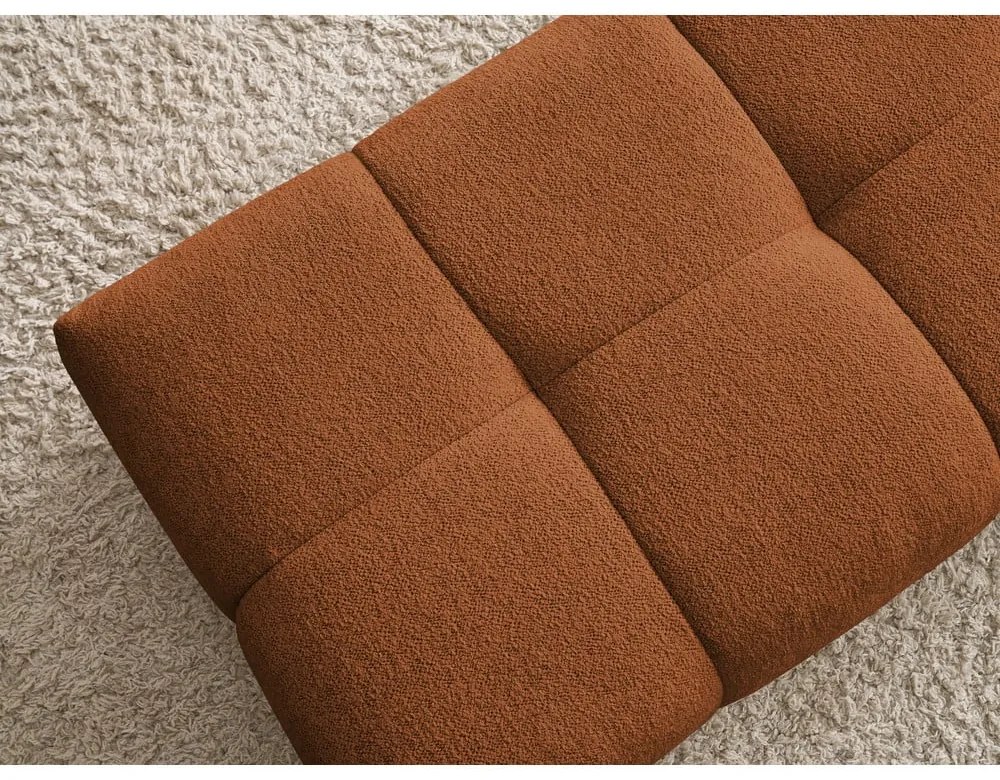 Теракотена шенилова табуретка Everest – Bobochic Paris