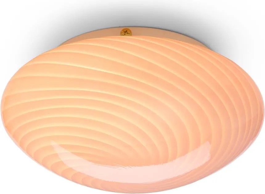 Halo Design 748709- Таванно осветително тяло CANDY 1xE27/40W/230V Ø 30 см розово/месинг